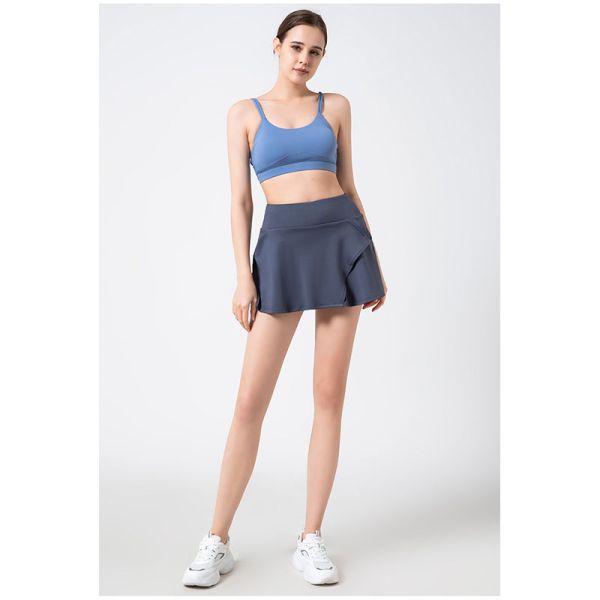 Women's Tennis Skirts with 2-Pockets Pleated High Waisted Golf Athletic Skirts