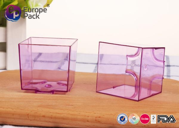 Food Grade Freezable Plastic Square Cups Disposable Transplant Color