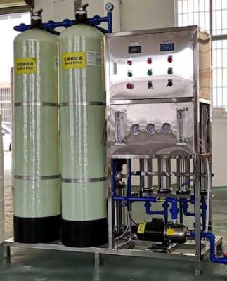 500LPH RO Water Treatment Filter Machine With 4040 Membrane