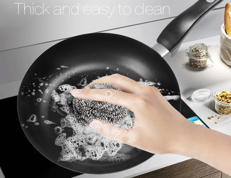 AISI 410 / 430 Stainless Steel Scouring Ball Durable For Home And Kitchen