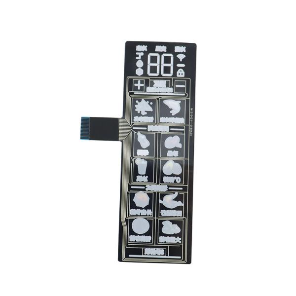 PMMA 2.0mm Capacitive Membrane Switch For Refrigerator Freezer