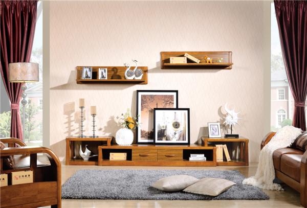 modern Zingana wood living room cabinet furniture