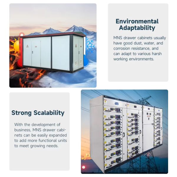 IP55-rated Stainless Steel Electrical Distribution Box 380V Power Distribution Cabinet for Outdoor Industrial Use