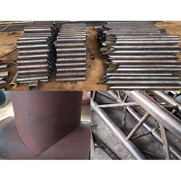 Program Intersecting CNC Plasma Flame Metal Pipe Profile Cutting Machine with USA Hypertherm