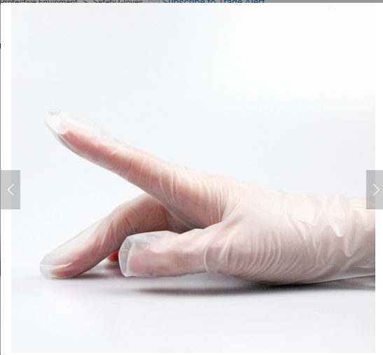 Ambidextrous Latex Disposable Protective Gloves Powdered Hospital Use
