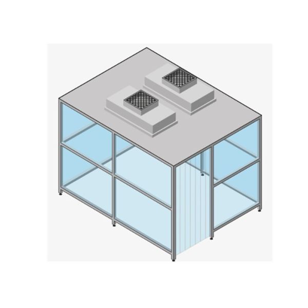 Laboratory Softwall Clean Room With HEPA Filters / Movable Clean Booth