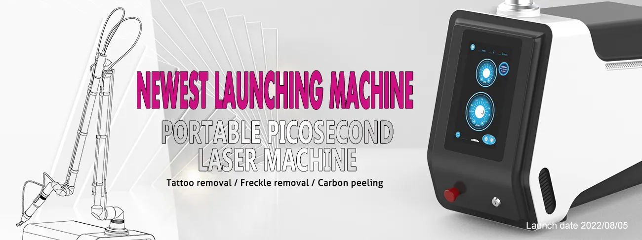 P3 Beauty Salon Portable Q Switch Nd Yag Laser Tattoo Removal Machine Freckles/Pigment Removal