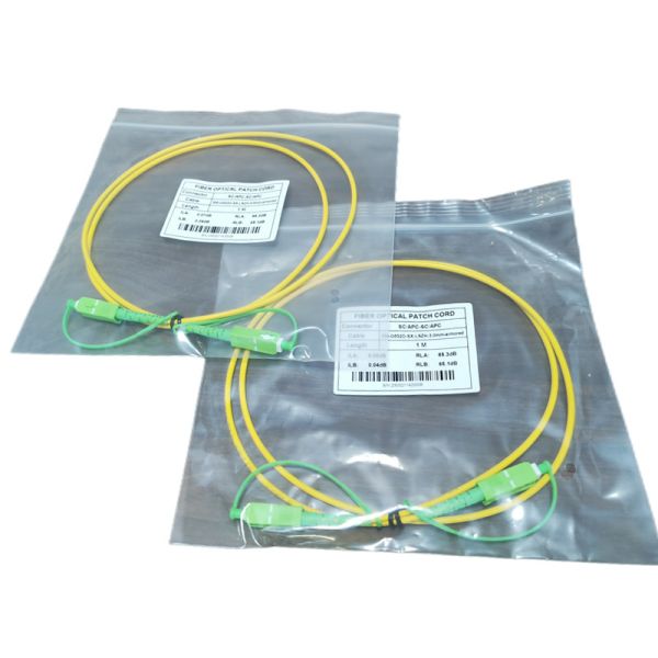 Armored Tactical Fiber Cable 3.0mm LSZH Black Jacket LC To LC Patch Cord