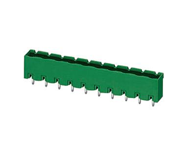 O SN Pluggable do conector verde 1*13P PA66 do bloco de terminais chapeou a bolacha H15.9mm do MERGULHO