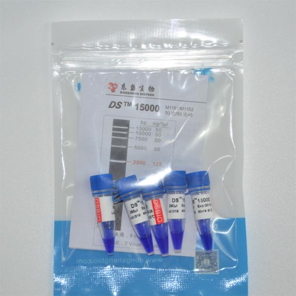 Escada M1161 do marcador do ADN DS15000 (50μg) /M1162 (5×50μg)