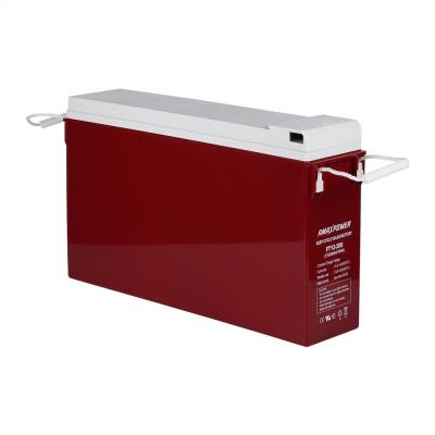 12V 200Ah Front Terminal Deep Cycle Solar Battery AGM Gel For Wind System