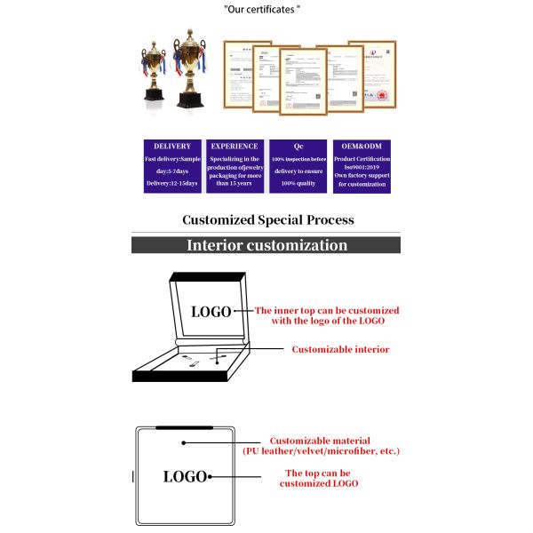 elegant handmade red Octagonal Velvet Jewelry Box for Necklace Earrings Bracelet Ring