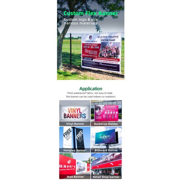 Swil Waterproof Backdrop Wall Banner , Advertising Outdoor Vinyl Banner