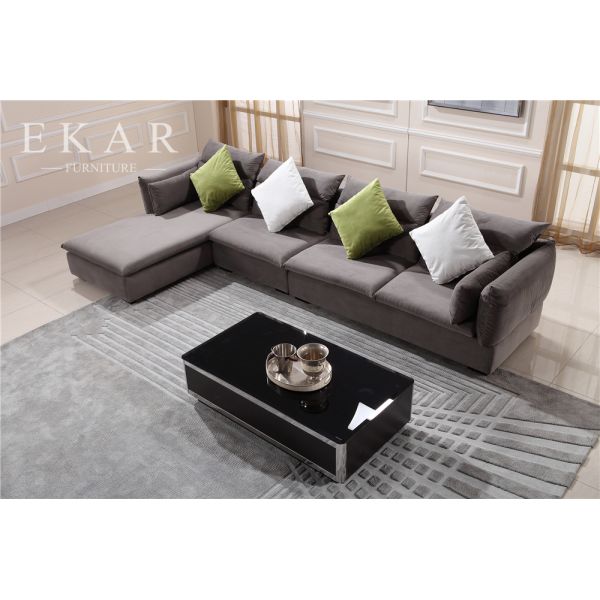 Modern Living Room Arabic Style 6 Seater Sofa Set Designs