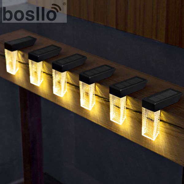 Солнечная зарядка светодиодные наружные настенные фонари RGB солнечные настенные светильники