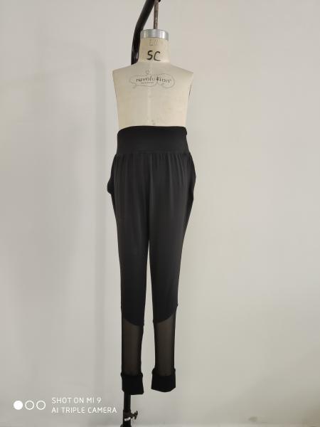Black Show Dance Wear Performance Clothing Pattern Costum Size