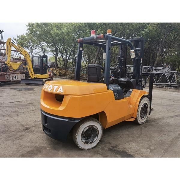 5000kg Toyota 7f50 Forklift Truck with 3 Mast and 6000mm Lifting Height in Shanghai