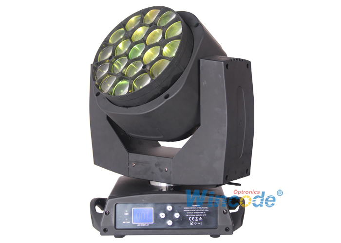 Пчелиный глаз LED  вращающаяся голова 19 * 15w Osram RGBW 4 в 1 для развлекательных мест