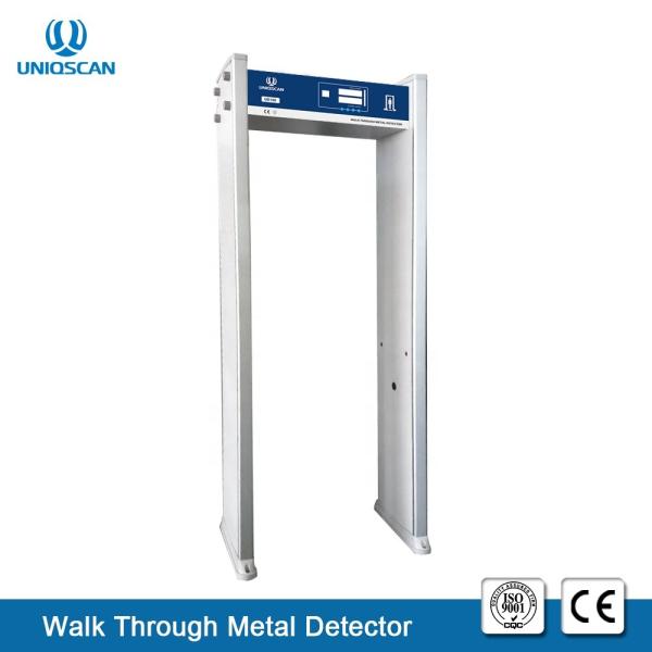 Single Zone Security Body Scanner Walk Through Gate Metal Detector Door Frame 100 Sensitivity For Safety Inspection