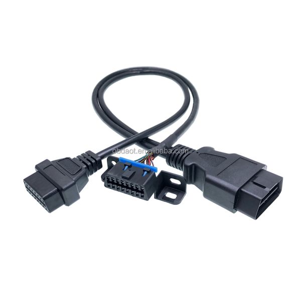 16 Pin OBD2 Y Cable OBD Extension Cable Cord Diagnostic Tool Adapter for Auto Car Vehicle Truck 24V For Opel Year 2000-2008