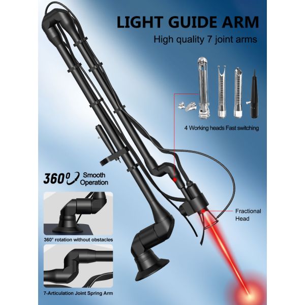 Pulse Stacking Technology 4 Working Heads Anti Aging 10600nm Fracational Co2 Laser Machine