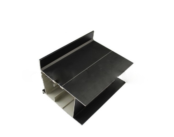 Curtain Wall Anodized Aluminium Frame , Rectangle Aluminium Edge Trim Profiles