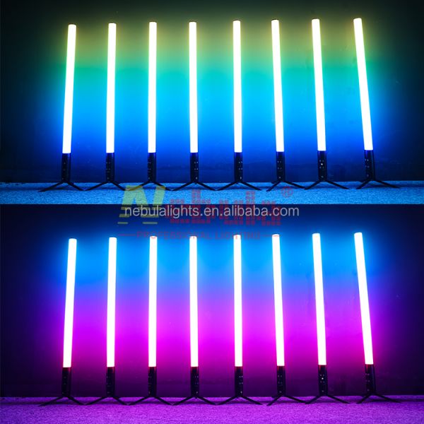 NEBULA 360 Battery LED RGB Pixel Tube Light IP65 Wireless DMX DJ Wedding Event Stage Light
