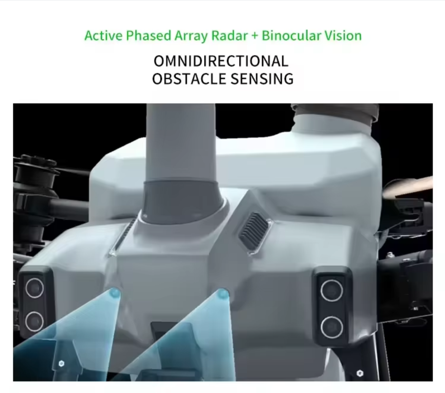 Agras T50 54 Inch Blade Agriculture Drone With 4000 W/rotor Motor 2200mm Wheelbase