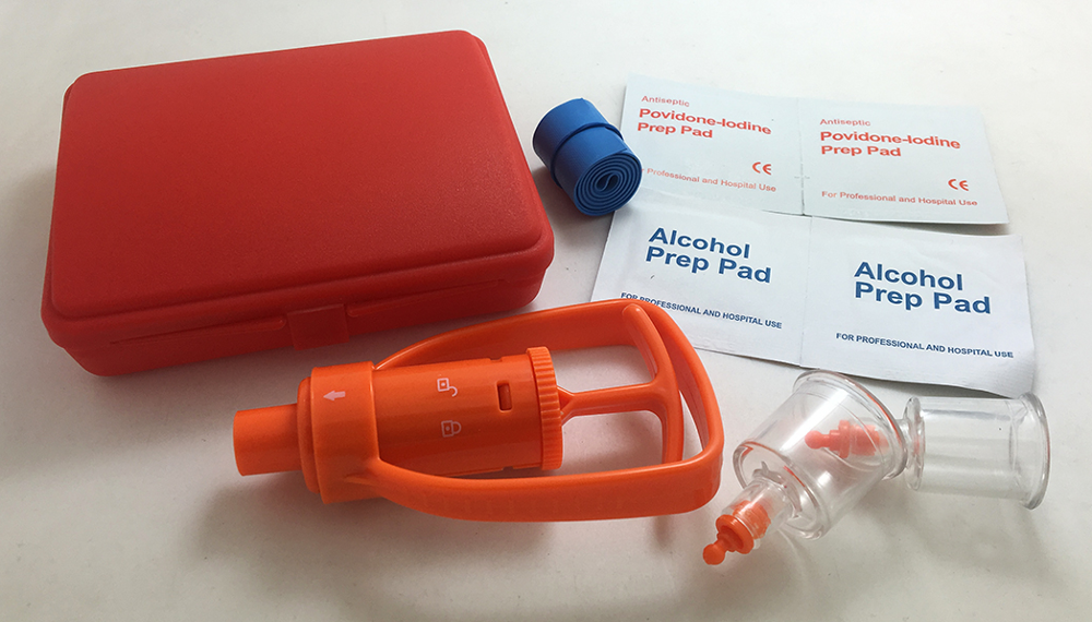 Venom Extractor for insect snake bite Bee sting poison extractor Pump outdoor first aid kit