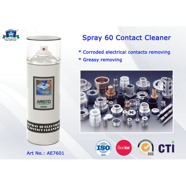 Limpiadores del contacto del espray 60 eléctricos de acrílico del limpiador para la suciedad de limpieza y antioxidante eléctricos