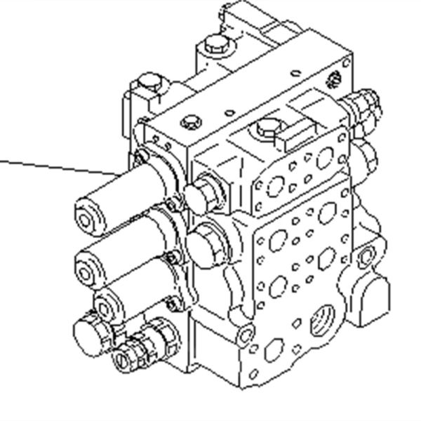 KOMATSU D65E D85E D85 HYDRAULIC MAIN CONTROL VALVE 723-63-12101