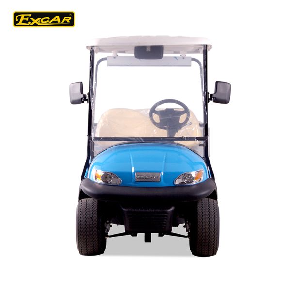 2 Seater Hotel Buggy Car , Electric Utility Golf Carts 100% Waterproof Accelerator