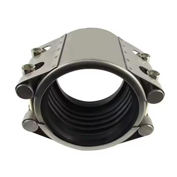 HDPE Plastic Water Pipe Coupling Leak Straight Pipe Stainless Steel Repair Clamp SS304