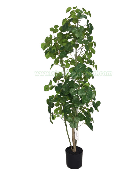 Искусственное Polyscias Balfouriana, с баком, для оформления интерьера, 150CM, PC140-4
