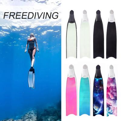 Lightweight Flexible Fiberglass Freediving Fins For Snorkeling Spearfishing