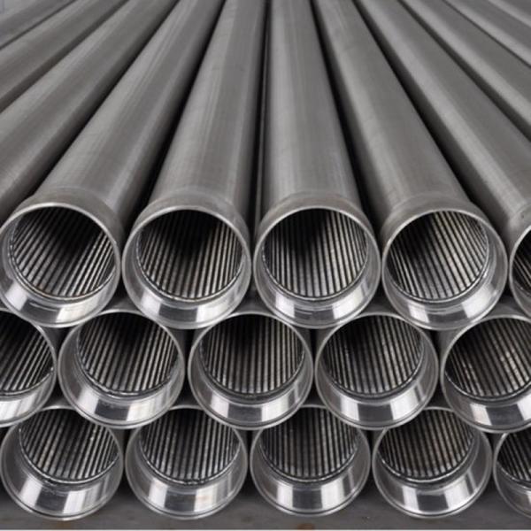 Stainless Steel 304 Mesh Wedge Wire Johnson Screen Tube For Water Well Sand Control