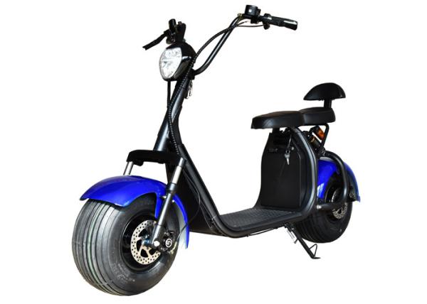 Multi Color Electric Scooter Harley Citycoco With Rear Wheel Disc Brake Mode