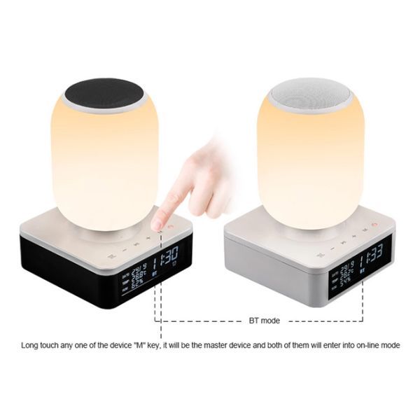 APP Controlled Portable Bluetooth Waterproof Speaker , Light Changing Bluetooth Speaker