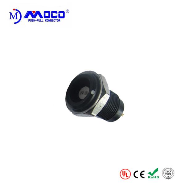 Push Pull  Female Miniature Circular Connectors M7 2 Pin 5000 Mating Cycles