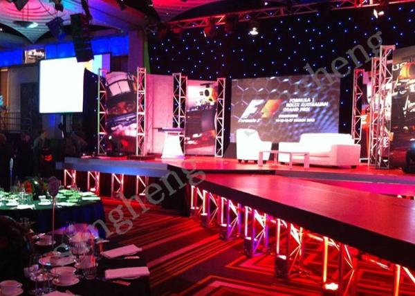 Long Lifespan Rental LED Display AC105 - 235V Input Voltage Light In Weight