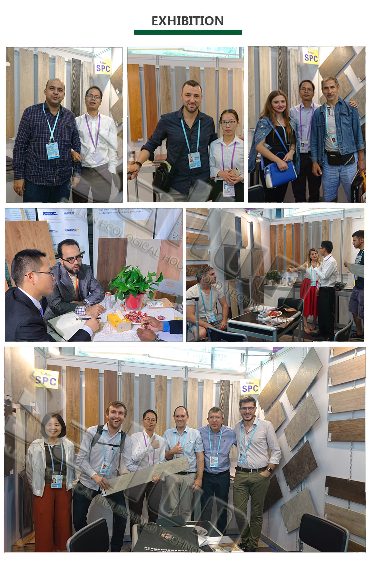 Современная квартира огнеупорная клик дерево смотреть SPC виниловый пол планка с современным дизайном