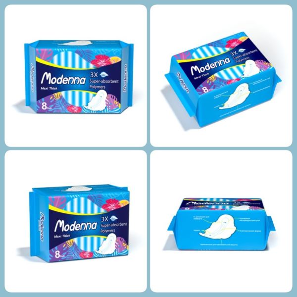 Leakproof Female Sanitary Pads Embossed Breathable Period Pads For Women