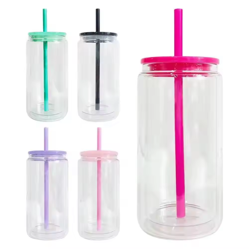 Customize Logo Acceptable Portable Glass Drinking Bottle for Fashionable Water Intake