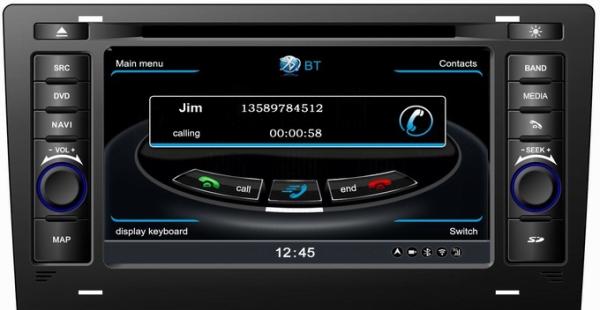 Ouchuangbo S100 Head Unit Car Radio Player  Stereo for Audi A8 /S8 1994-2003 HD Video USB