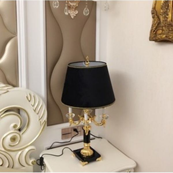 Luxury K9 big black crystal table lamp Fashion crystal table lamps(WH-MTB-123)