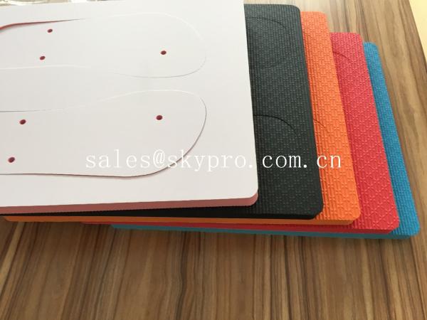 Die Cut Closed Cell Foam Rubber Sheets , High Elastic Resilience Eva Slipper / Eva Sandles