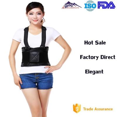 Accolade de soutien lombaire de taille/ceinture adaptées aux besoins du client protection de taille avec des bretelles