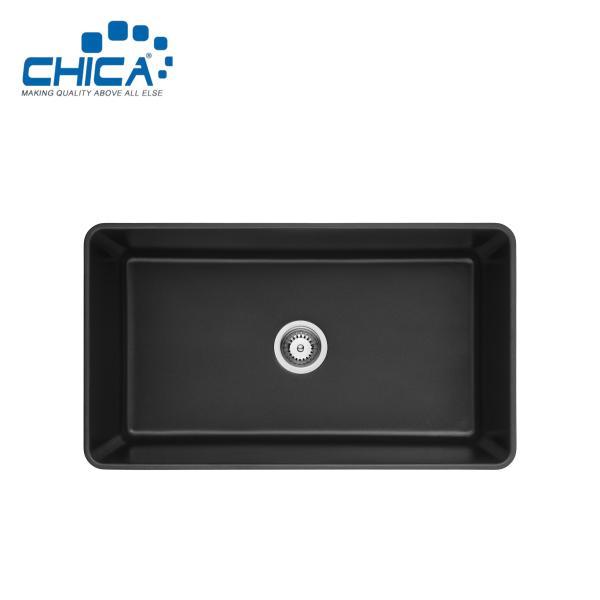 Artificial Quartz Stone Kitchen Sink Composite Quartz Stone Kitchen Sink Granite Composite Sink For Apartment