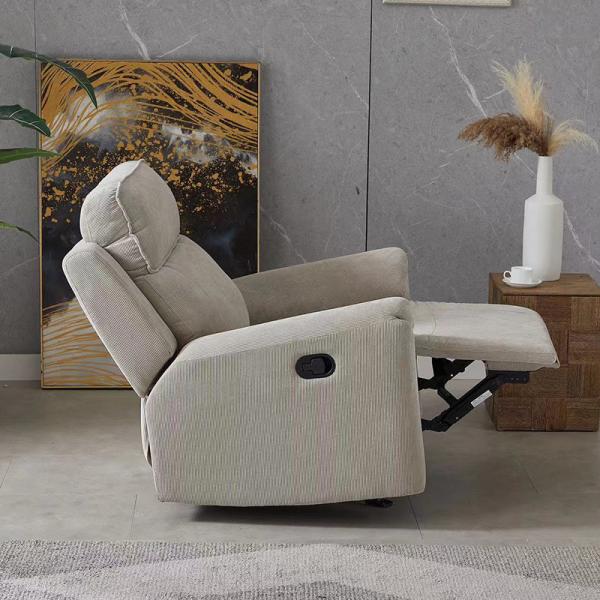 Louis Denny Nordic Modern Single Fabric High Back Electric Functional Adjustable Living Room Lazy Sofa Chair
