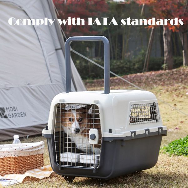 Button Closure Portable Pet Bag Large Capacity Cats Cage for Travel Products